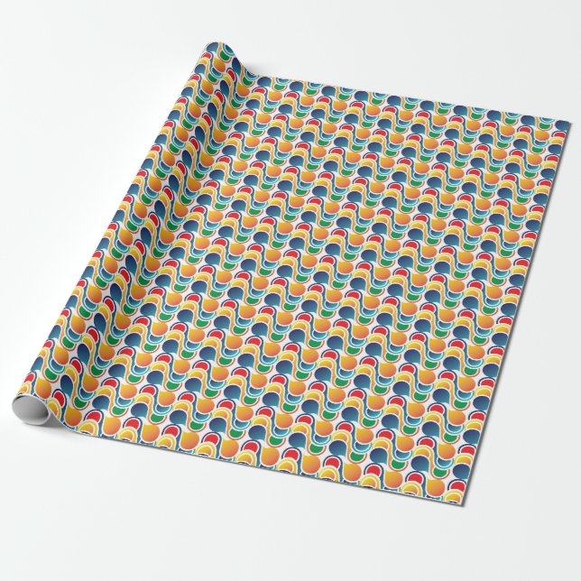 Papier Cadeau Papier d'emballage de style moderne (Déroulé)