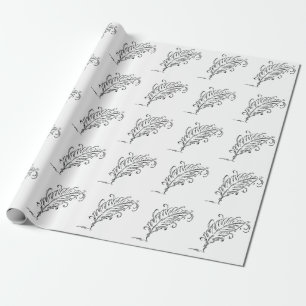 Papier Cadeau Papier d'emballage de stylo de cannette