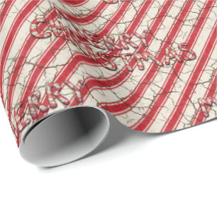 Papier Cadeau Papier d'emballage de sucre de canne rouge