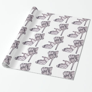 Papier Cadeau Papier d'emballage de talon haut Strappy