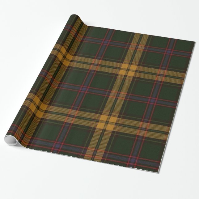 Papier Cadeau Papier d'emballage de tartan de Frew (chasse) (Déroulé)