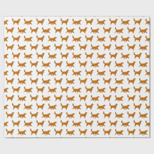 Papier Cadeau Papier d'emballage de tintement de chien d'arrêt