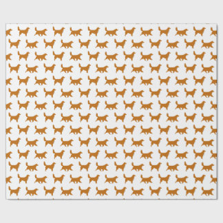 Papier Cadeau Papier d'emballage de tintement de chien d'arrêt