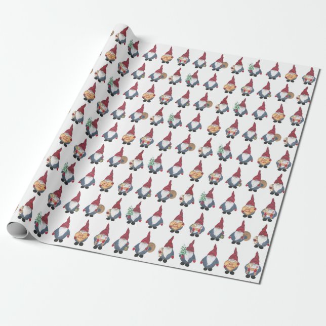 Papier Cadeau Papier d'emballage de Tomten (Déroulé)