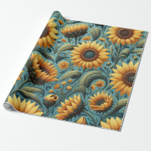 papier d'emballage de tournesol