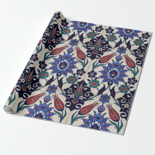 Papier Cadeau Papier d'emballage de tuiles turques