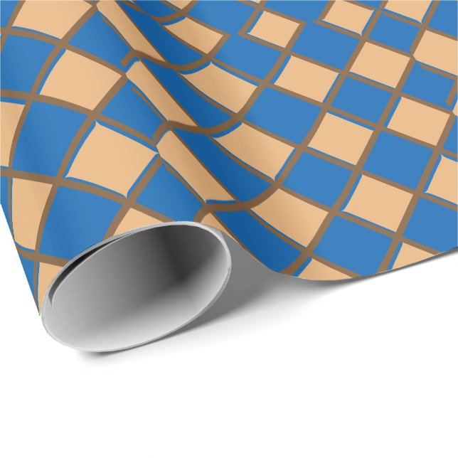 Papier Cadeau Papier d'emballage de vacances Arlequin (Coin rond)