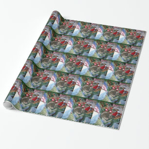 Papier Cadeau Papier d'emballage de vacances de Groundhog