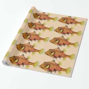 Papier Cadeau papier d'emballage d'enveloppement de poisson