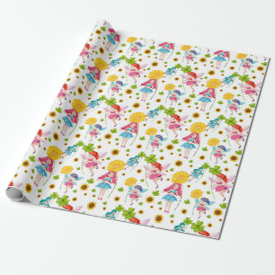 Papier Cadeau Papier d'emballage des fées