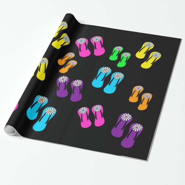 Papier Cadeau Papier d'emballage d'été final (Déroulé)