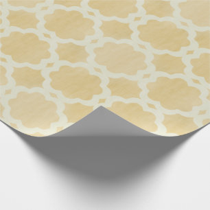Papier Cadeau Papier d'emballage d'or marocain