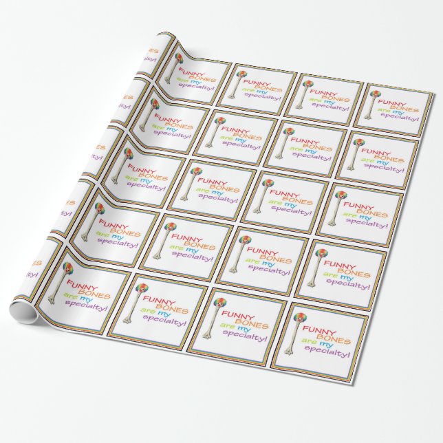Papier Cadeau Papier d'emballage du médecin (Déroulé)