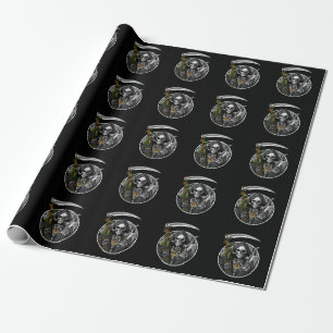 Papier Cadeau Papier d'emballage effrayant pour les mauvaises he