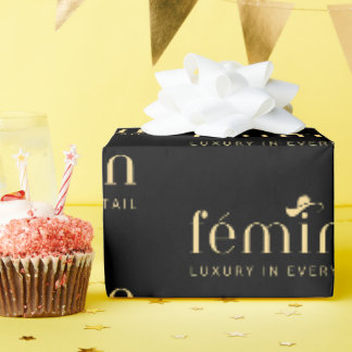 Papier Cadeau Papier d'emballage élégant personnalisé pour la ma
