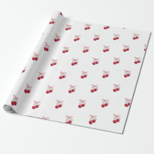 Papier d'emballage en cerise