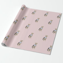 Papier d'emballage en terrier gallois