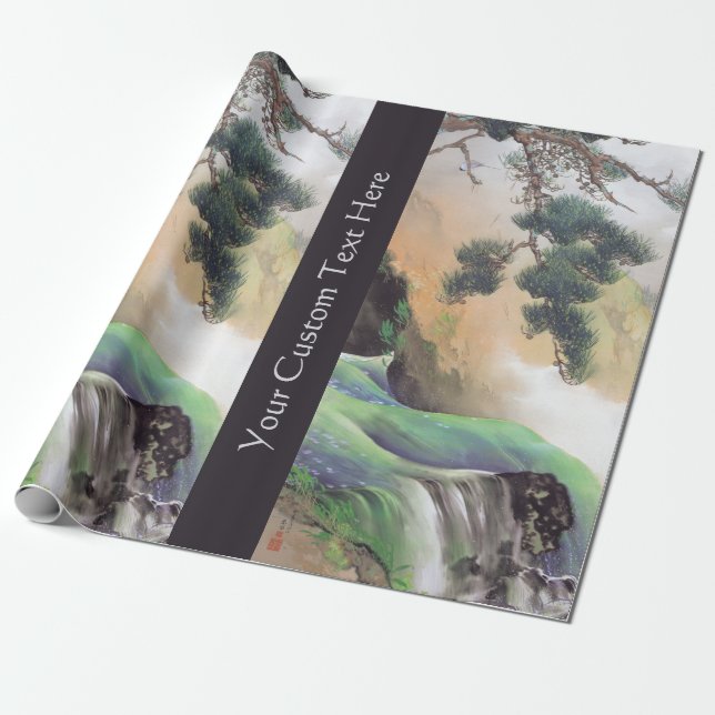 Papier Cadeau Papier d'emballage fait sur commande d'art (Déroulé)