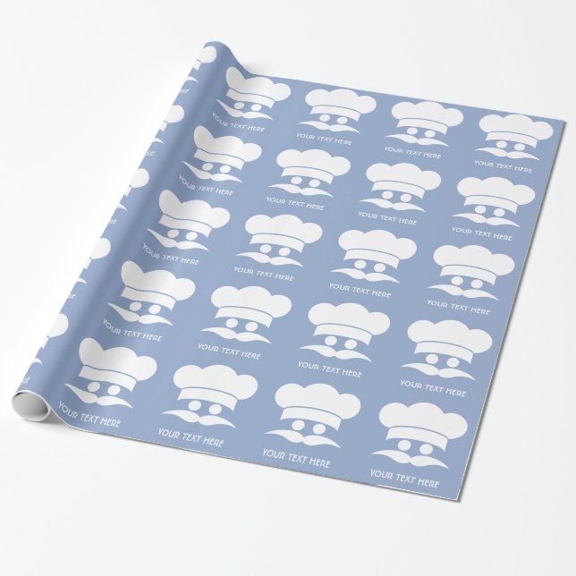 Papier Cadeau Papier d'emballage fait sur commande de CHEF (Déroulé)
