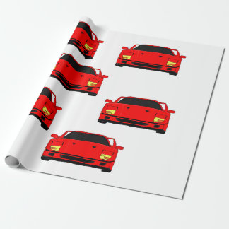 Papier Cadeau Papier d'emballage fait sur commande "de voiture