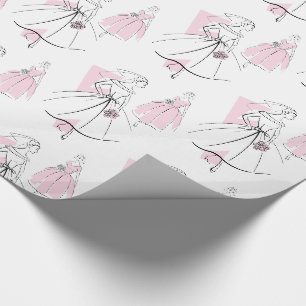 Papier Cadeau Papier d'emballage Fashion Bride Pink Group