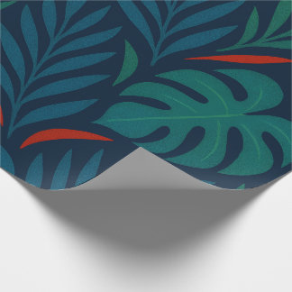 Papier Cadeau Papier d'emballage feuille tropical