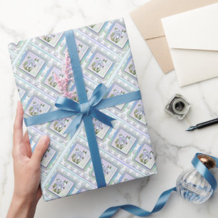 Papier Cadeau Papier d'emballage fleur Smeraldo