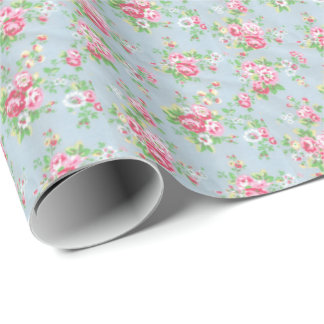 Papier Cadeau Papier d'emballage floral