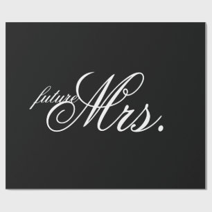 Papier Cadeau Papier d'emballage - future Mme