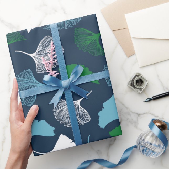 Papier Cadeau Papier d'emballage Ginkgo (Cadeaux)