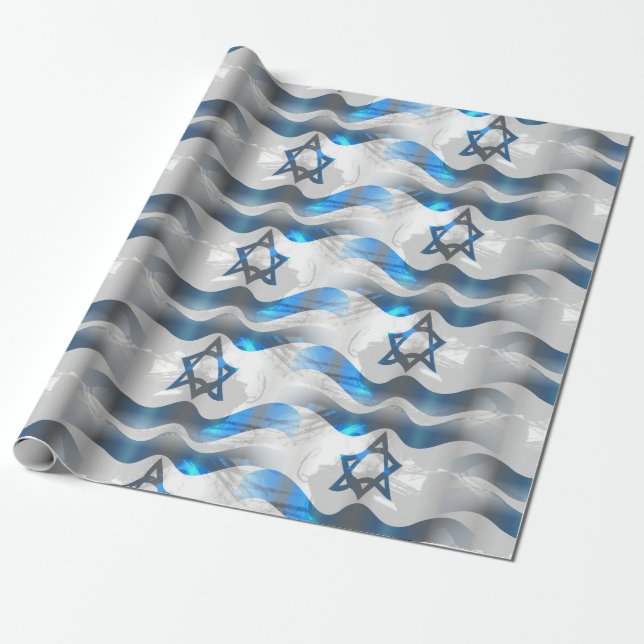 Papier Cadeau papier d'emballage israël (Déroulé)