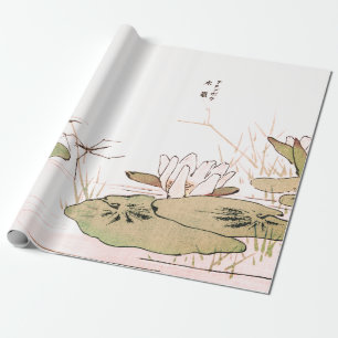 Papier Cadeau Papier d'emballage japonais de protection de lis