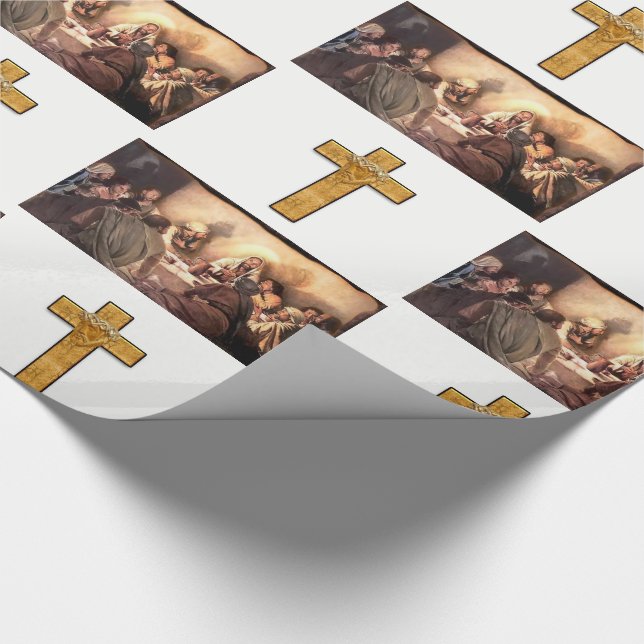 Papier Cadeau Papier d'emballage Jésus (Coin)