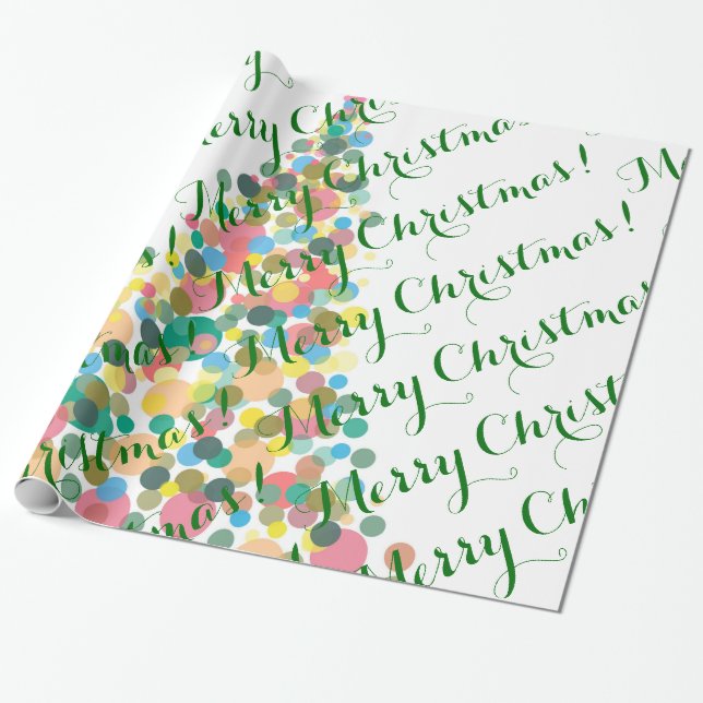 Papier Cadeau Papier d'emballage Joyeux Noël (Déroulé)