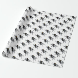 Papier Cadeau Papier d'emballage mat blanc Fly Buddy