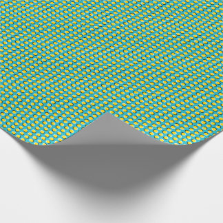 Papier Cadeau Papier d'emballage mobile d'illusion optique