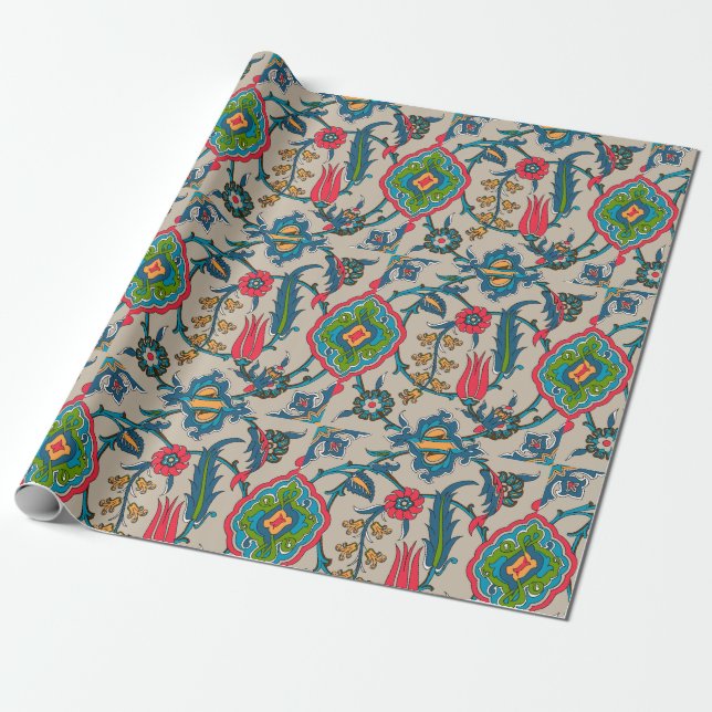 Papier Cadeau Papier d'emballage multilingue grand mat (Déroulé)