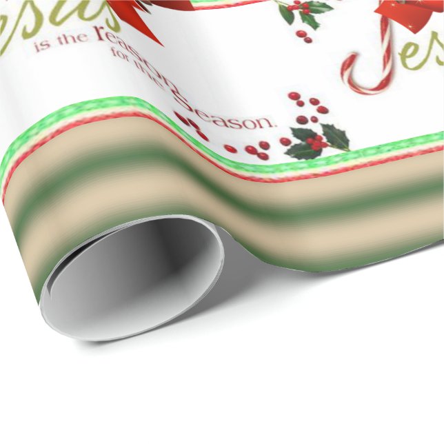 Papier Cadeau Papier d'emballage Noël (Coin rond)