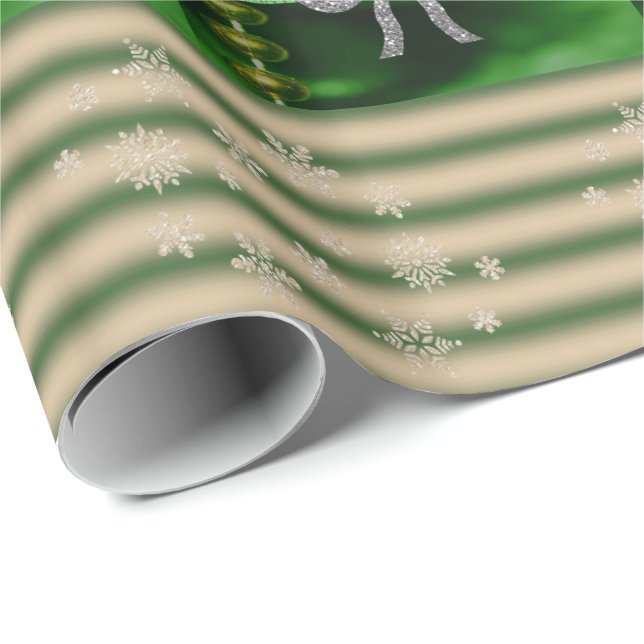 Papier Cadeau Papier d'emballage Noël (Coin rond)