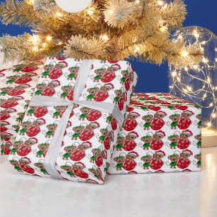 Papier Cadeau Papier d'emballage Noël de Noël de Noël