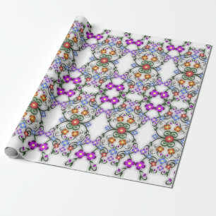 Papier Cadeau papier d'emballage ornemental pour fleurs