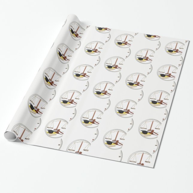 Papier Cadeau Papier d'emballage Paralegal (Déroulé)