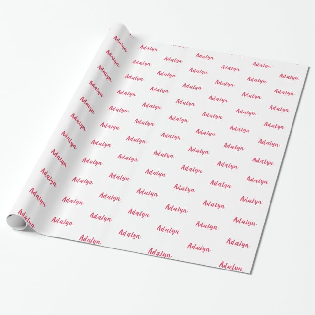 Papier Cadeau Papier d'emballage personnalisé (Déroulé)