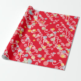 Papier Cadeau Papier d'emballage personnalisé amusant pour enfan