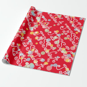 Papier Cadeau Papier d'emballage personnalisé amusant pour enfan