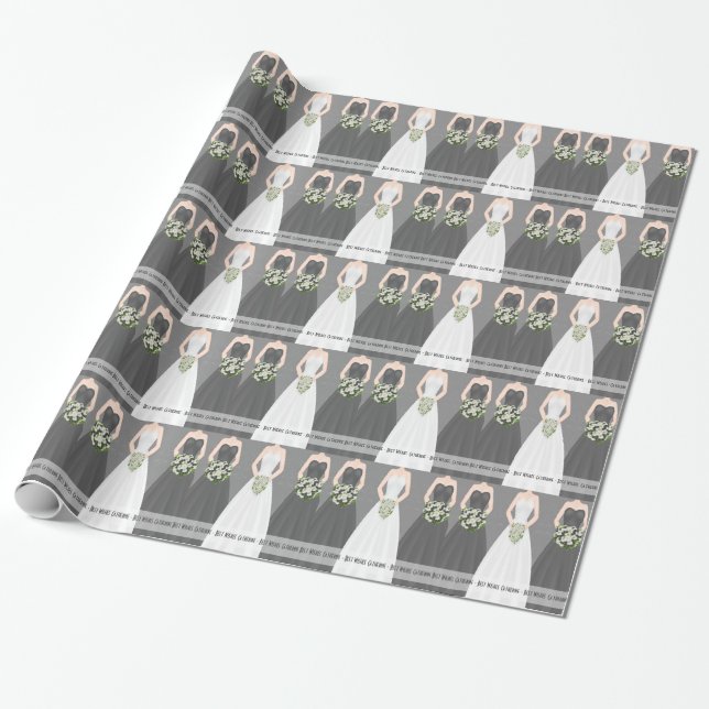 Papier Cadeau Papier d'emballage personnalisé de Fête de la (Déroulé)