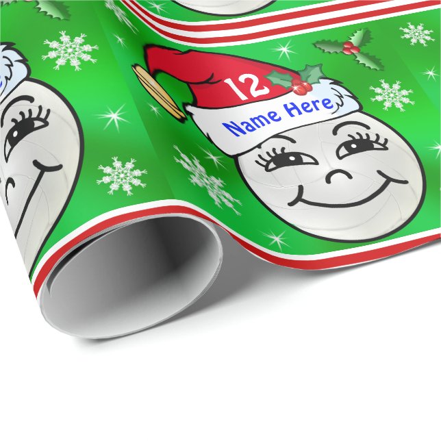 Papier Cadeau Papier d'emballage personnalisé de Noël de (Coin rond)
