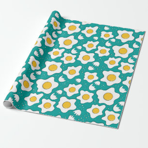 Papier Cadeau papier d'emballage pour amoureux des oeufs