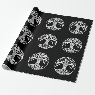 Papier Cadeau papier d'emballage pour arbre céleste