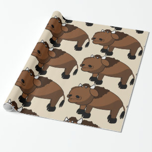 Papier Cadeau papier d'emballage pour bison